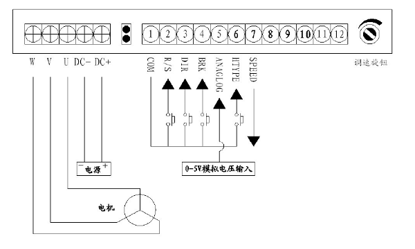 無刷驅(qū)動(dòng)器接線圖