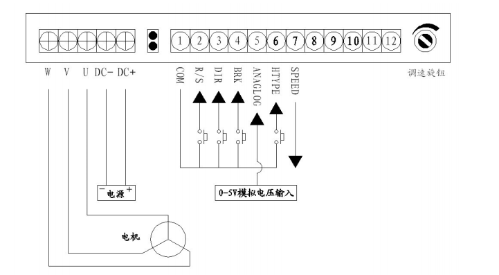 無刷驅動器接線圖